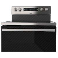 Brand New Hisense HBE3502CAS Electric Range, 5.8 cu. ft. Capacity, 30 inch Exterior Width, True Convection, 5 Burners, Storage Drawer, Air Fry, 3,300 Watts Highest Burner Element, Stainless Steel colour