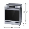 Frigidaire 30'' Front Control Induction Range with Total Convection
