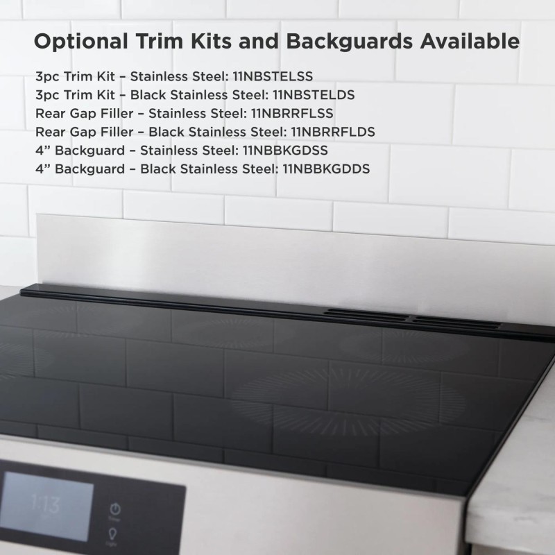 Frigidaire 30'' Front Control Induction Range with Total Convection