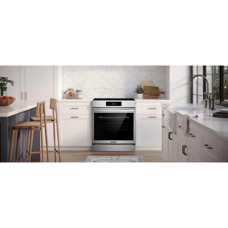 Frigidaire  30'' Front Control Induction Range with Stone-Baked Pizza