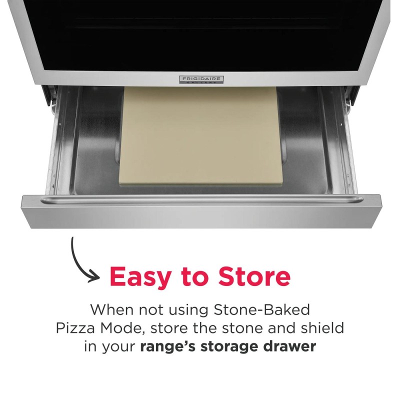 Frigidaire  30'' Front Control Induction Range with Stone-Baked Pizza