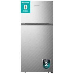 Hisense RT18A2FSD Top Freezer Refrigerator, 30 inch Width, Capacity 18 cu. ft., ENERGY STAR Certified, Silver colour Precise Electronic Control